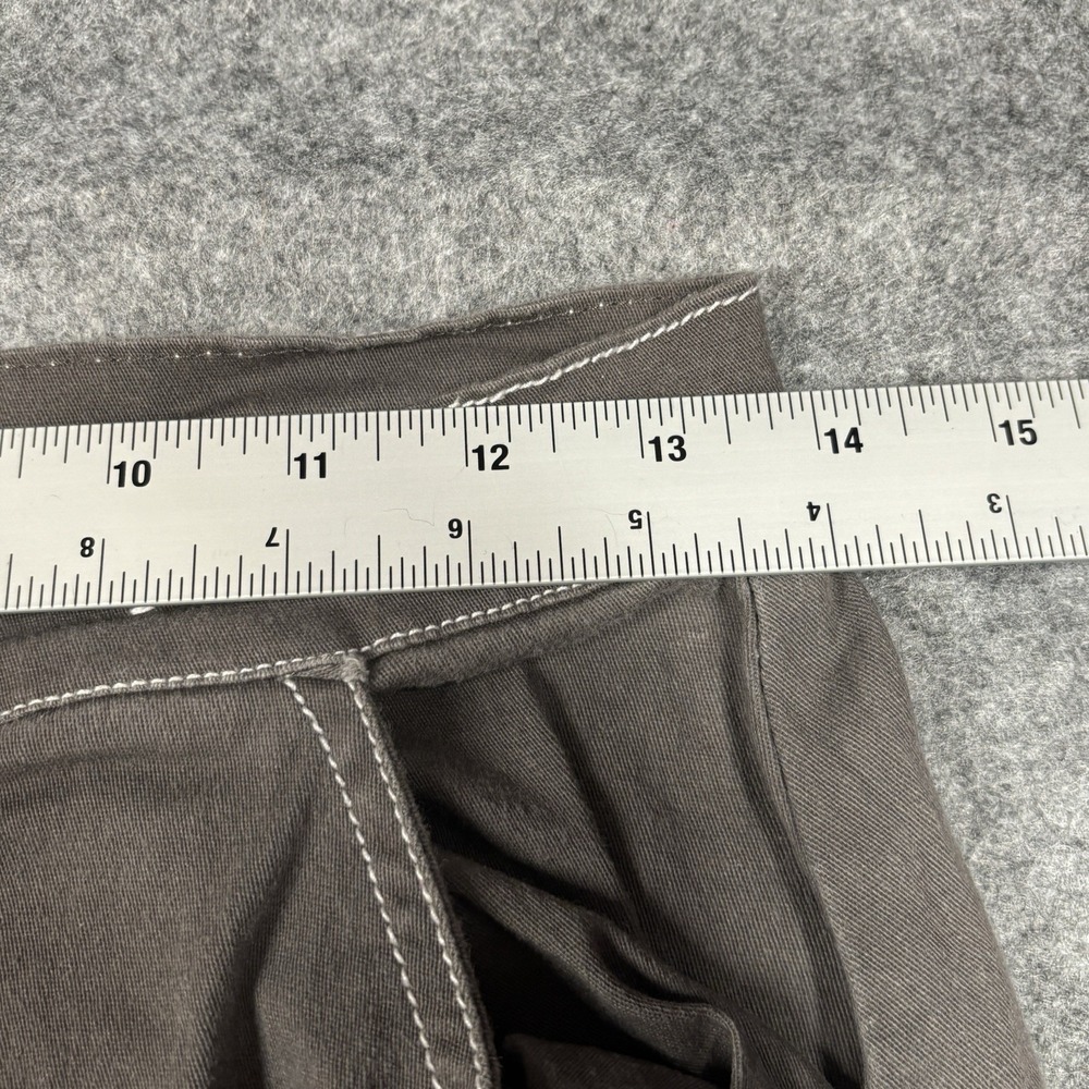 Rachel Paige Cargo Jogger Pants Womens Medium Gray Contrast Stitch Utility - Picture 6 of 9